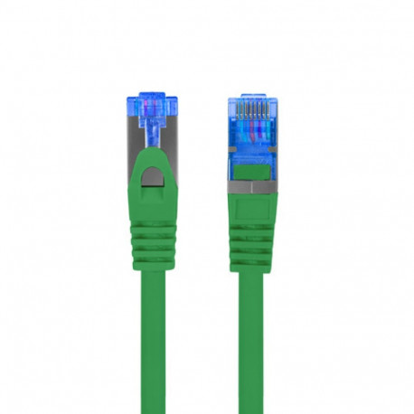 PATCHCORD CAT.6A S/FTP LSZH CCA 0.5M GREEN FLUKE PASSED LANBERG