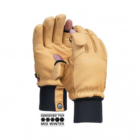 Vallerret fotograafi kindad Hatchet nahast M, naturaalne