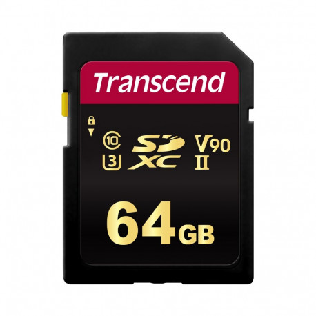 Transcend SDXC/SDHC 700S SD UHS-II U3 (V90) R285/W180 64GB