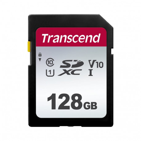 Transcend Silver 300S SDXC UHS-I U1 (V10) R100/W25 128GB