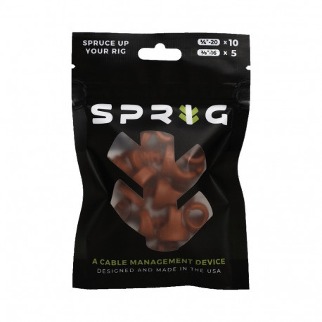 Sprig Red Value pack 10x 1/4” Sprigs + 5x 3/8” Big Sprigs