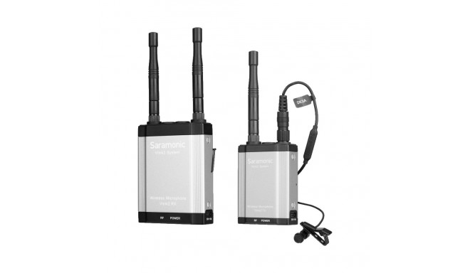 Saramonic Vlink2 Kit1, 2.4GHz Two Way-Communication Wireless Microphone System (TX+RX)