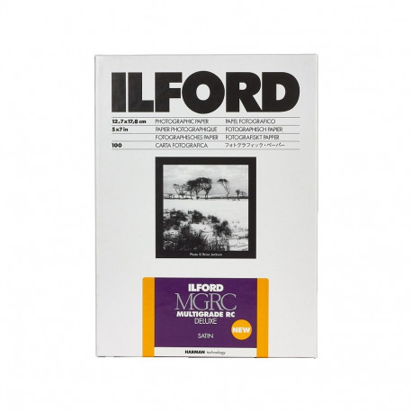 Ilford fotopaber Multigrade RC Deluxe 17.8x24cm 25, satiin