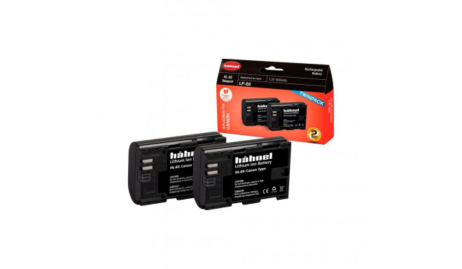 Hähnel Battery Canon HL-E6NH / LP-E6NH Twin Pack