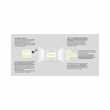 BW Outdoor Cases eelkujundatud vahtsisud 4x tüüp 50