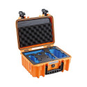 BW OUTDOOR CASES TYPE 3000 FOR DJI AIR 2S + MAVIC AIR 2 FLY MORE COMBO, UP TO 5 BATTERIES / ORANGE