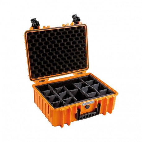 BW Outdoor Cases Type 5000 / Orange (divider system)