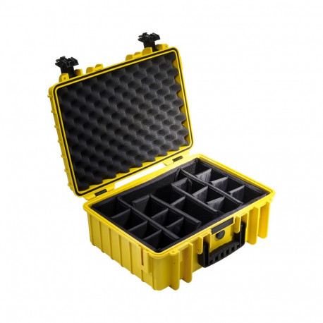 BW Outdoor Cases Type 5000 / Yellow (divider system)