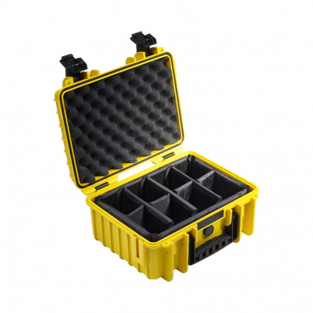 BW Outdoor Cases Type 3000 / Yellow (divider system)