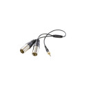 SARAMONIC SR-UM10-CC1 LOCKING TYPE 3.5MM-DUAL XLR