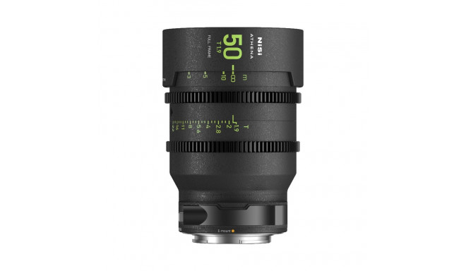 NiSi Cine Lens Athena Prime 50mm T1.9 E-Mount