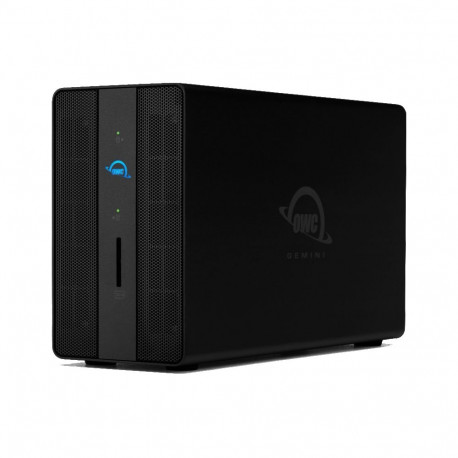 OWC dokk ja 2-kettaline RAID-toega väline salvestusseade Gemini Thunderbolt 3 3.5” SATA HDD (6TB x 2