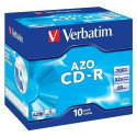 CD-R Verbatim Crystal 10 Units 700 MB 52x