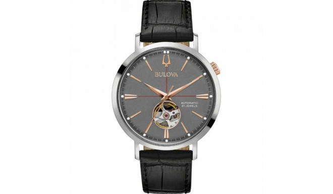 Meeste Kell Bulova 98A187 Must Hall