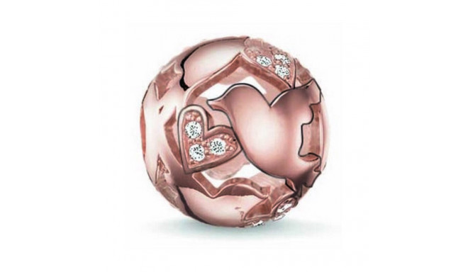 Naiste Pärlid Thomas Sabo K0132-416-14 Roosa kuld (1,1 cm)