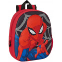 Spiderman backpack, black/red