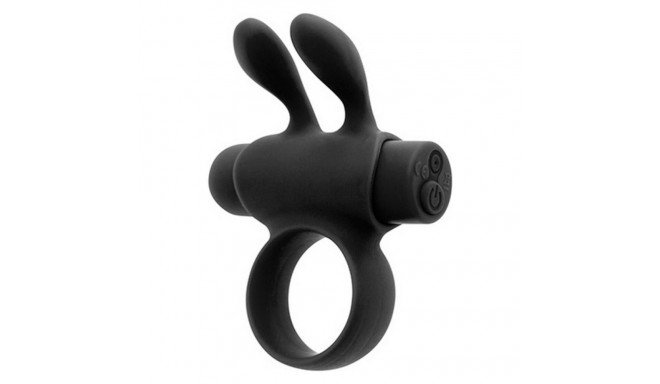 Cock Ring S Pleasures Rabbit Black