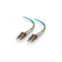 ALOGIC 1m LC-LC 10G Multi Mode Duplex LSZH Fibre Cable 50/125 OM3
