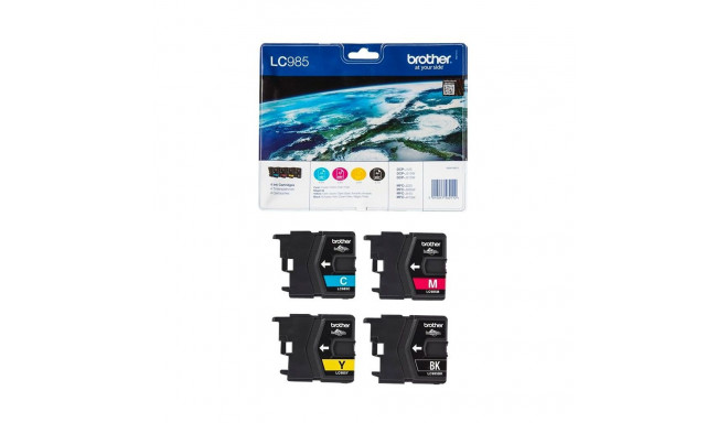 "Brother Tinte LC-985 Value Pack (BK/C/M/Y)"