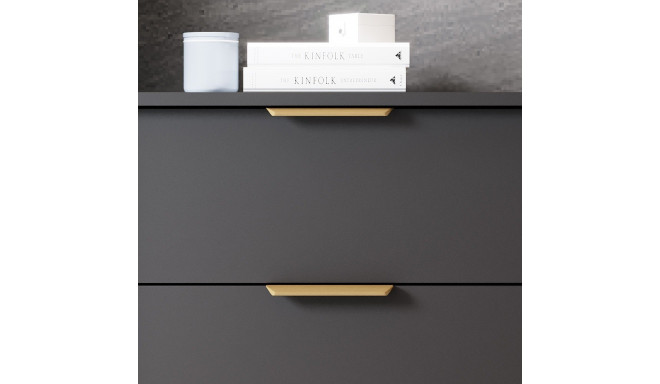 Kõrgete jalgadega kummut Lars B, antratsiit