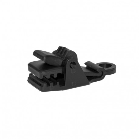 BUNGEE CORD CLIPS krokodilo segtukas - laisvas (10vnt) juodas