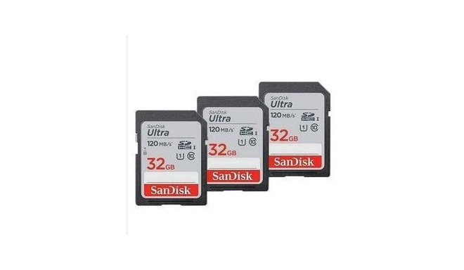 MEMORY SDHC 32GB UHS-I/3PC SDSDUN4-032G-GN6IM SANDISK