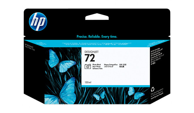 HP 72 ink black photo Vivera 130ml DesignJet T1100 T610 T620 T770 T1200