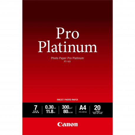 CANON PT-101 fotopaber A4 20 lehte