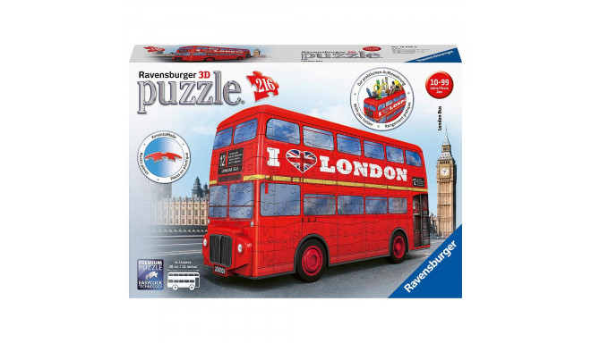 Ravensburger 3D pusle pliiatsitops 216 tk London buss