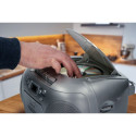 Portable stereo FM radio with CD and cassette player Lenco SCD420SI