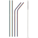 Set of stainless steel straws Lamart LT7053