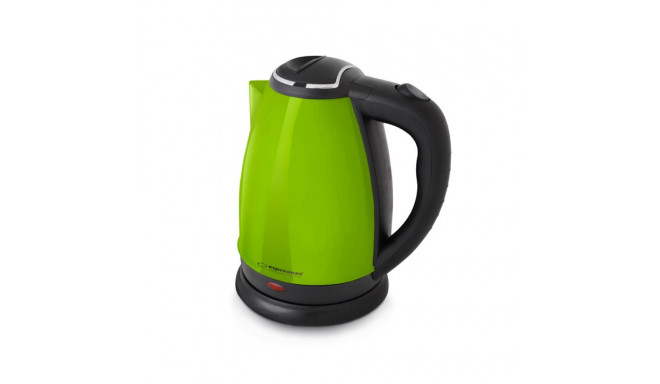 Electric kettle Victoria 1,8L stainless steel Esperanza, green