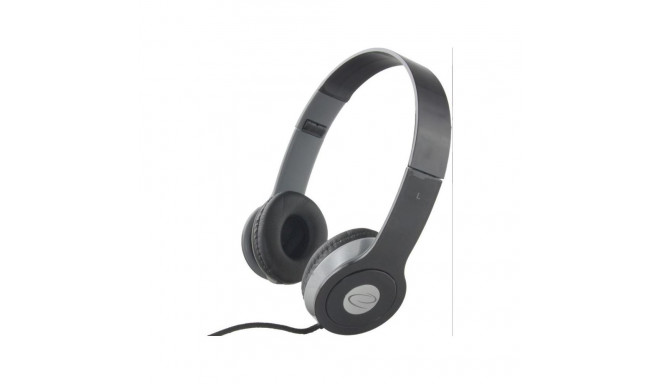 Stereo audio headphones Techno Esperanza, black