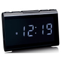 Clock radio with USB player and USB charger Lenco CR525BK