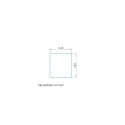 Sink Pyramis Istros 46x50 carbon