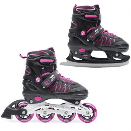 SMJ UT 103 Lea 2in1 roller skates (30-33)