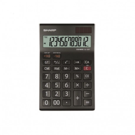 SHARP CALCULATOR DESKTOP BOX EL125TWH