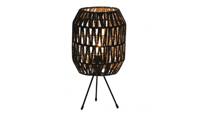 PLATINET TABLE RATTAN LAMP LAMPA RATTANOWA DARK BROWN CAPRI [45752]