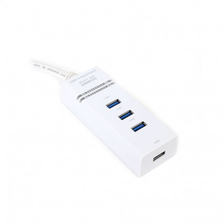 OMEGA USB 3.0 HUB 4 PORT WHITE [42463]