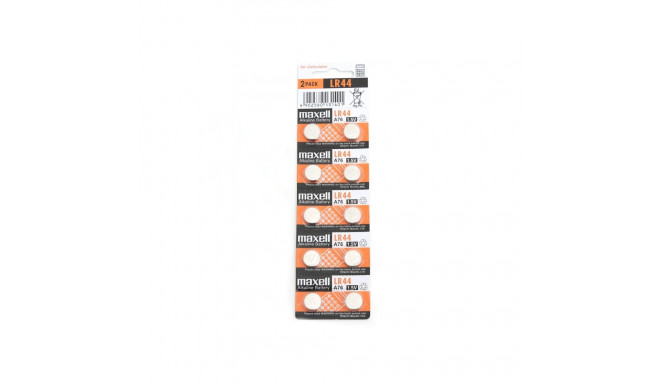 MAXELL ALKALINE BATTERY LR44 10 PACK