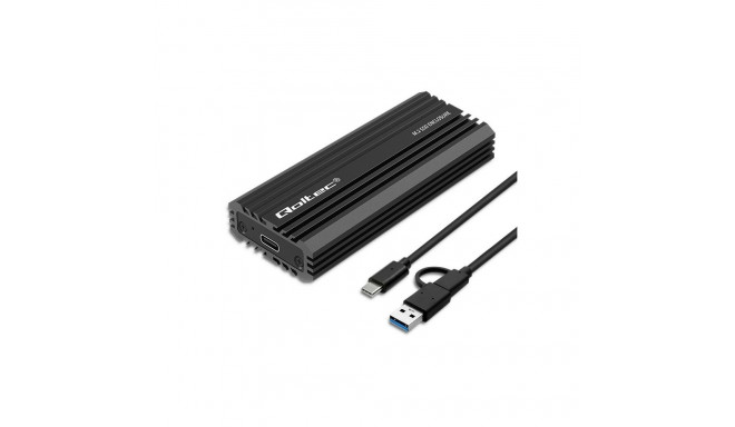 Enclosure for drive M.2 SATA, NVMe, USB C, 2TB