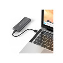 Enclosure for drive M.2 SSD, SATA, NVMe, USB C