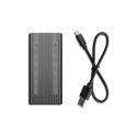 Enclosure for drive M.2 SSD, SATA, NVMe, RGB LE