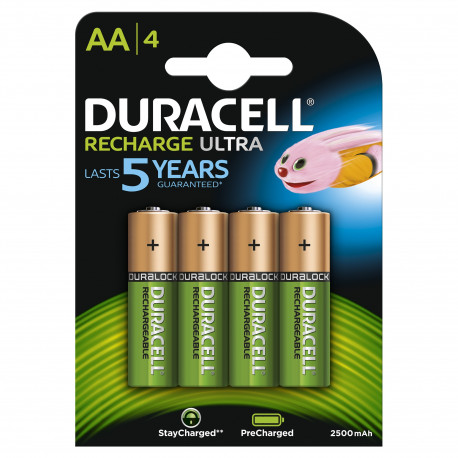 Duracell batteries Akumulator AA/LR6 2400/2500mAh 4pcs