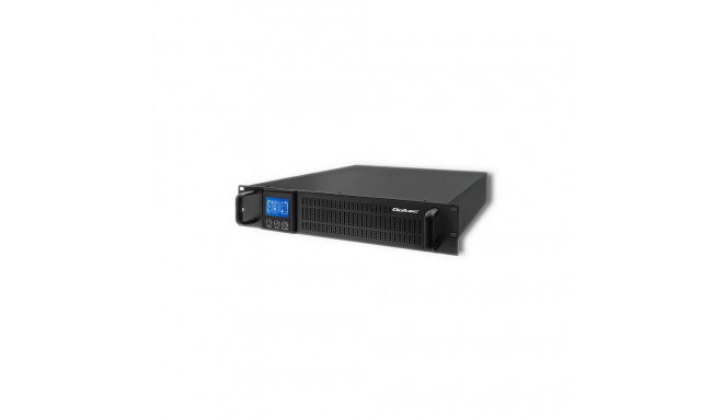 Qoltec 53945 Uninterruptible power supply UPS RACK | 1KVA | 800W | LCD