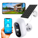 Extralink Smart Life SolarEye | Kamera zewnętrzna z panelem solarnym | bezprzewodowa, Full HD 1080p,