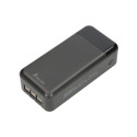 Extralink EX.19522 power bank Lithium Polymer (LiPo) 30000 mAh Black
