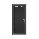 Lanberg WF10-2312-10B rack cabinet 12U Wall mounted rack Black