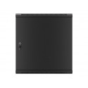 Lanberg WF01-6612-00B rack cabinet 12U Wall mounted rack Black