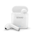 Savio juhtmevabad kõrvaklapid TWS-01 Bluetooth, valge